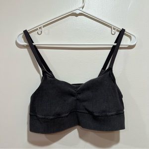 Aerie Offline Ribbed Faded V Neck Bralette